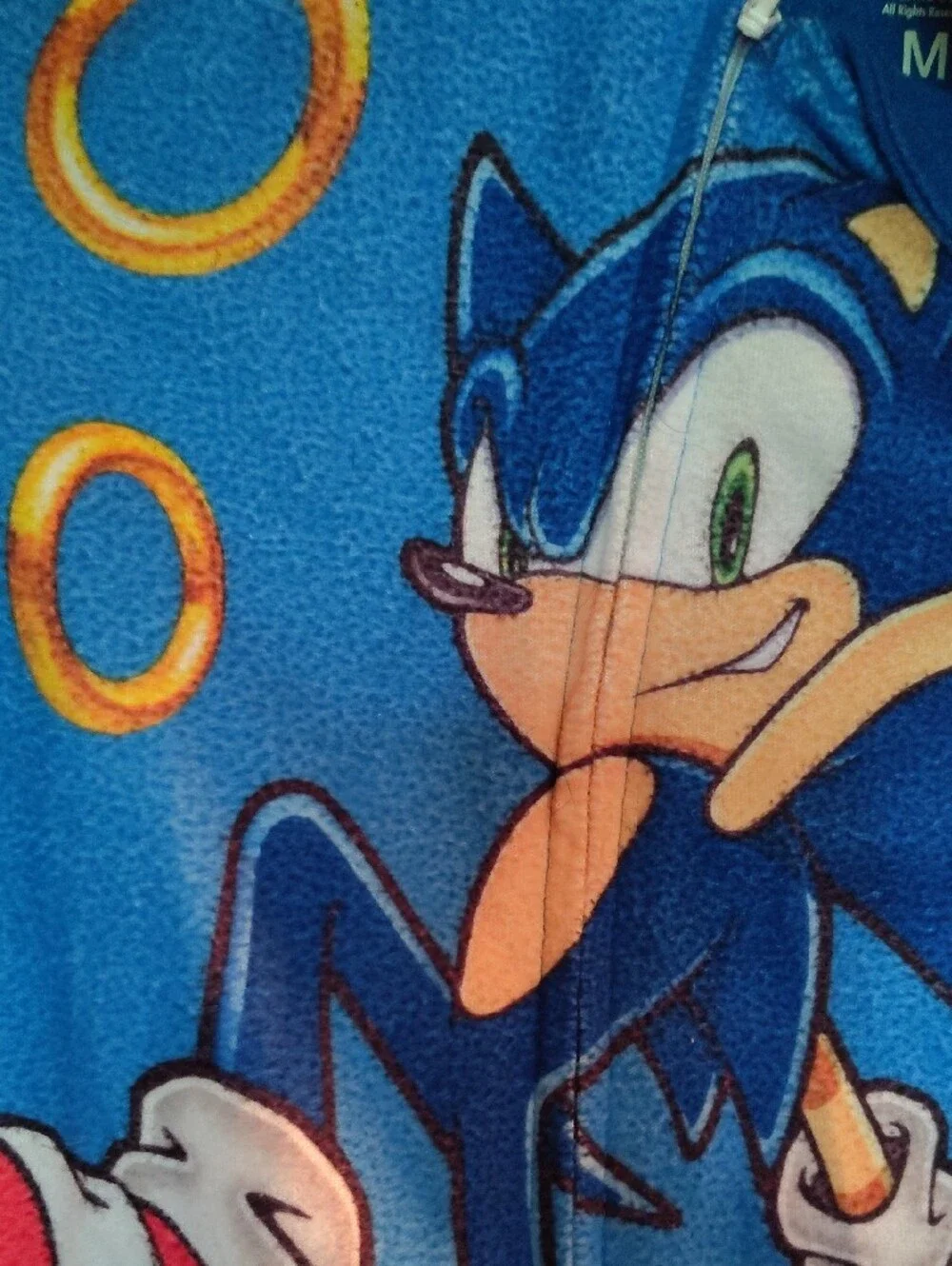 Sonic The Hedgehog bright blue